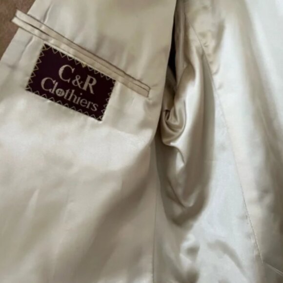 100% Real Camel hair coat/‎ blazer in beige color. Sz XL - Picture 3 of 13